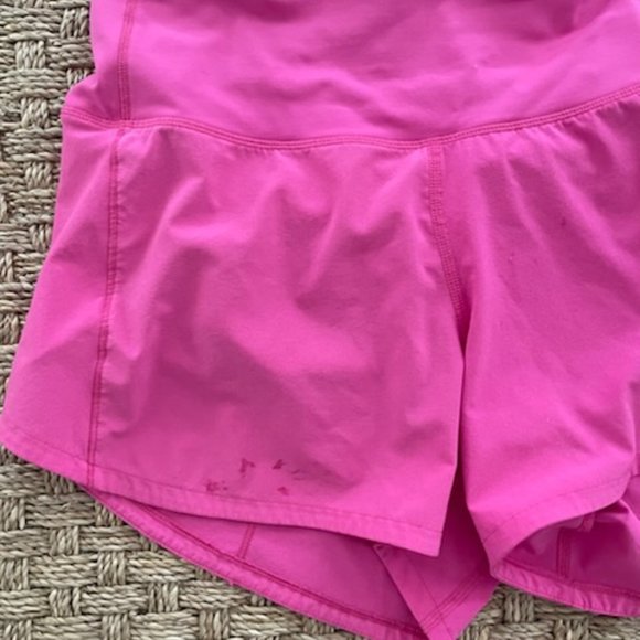 SONIC PINK- size 4 and four inch(small stain on the bottom) - Picture 2 of 6